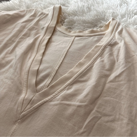 Free People FP Movement Hot Shot Tee Romper Bleached Clay Size S - Picture 12 of 15